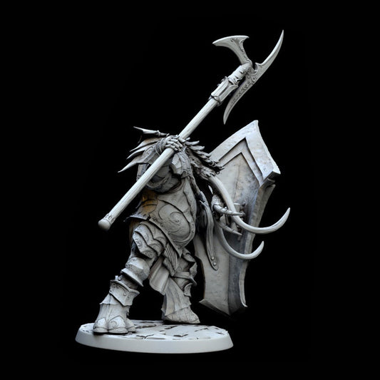 Shrouded Tusk Mammoth Man Miniature