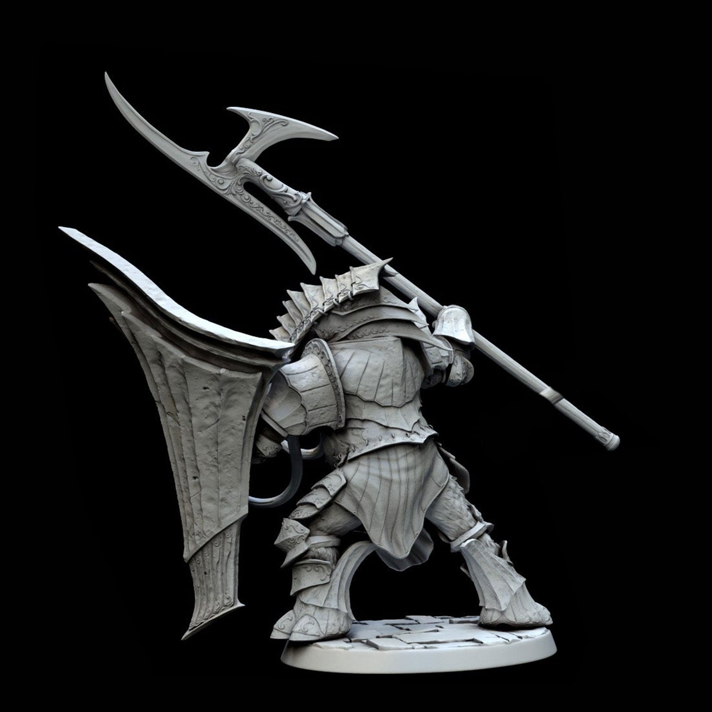 Shrouded Tusk Mammoth Man Miniature