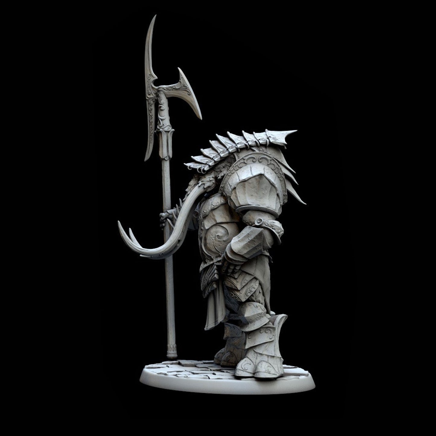 Shrouded Tusk Mammoth Man Miniature