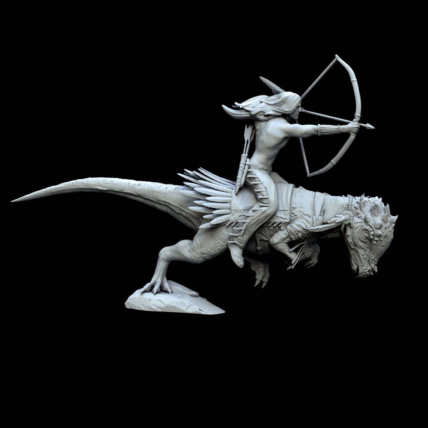 Native Dino Rider Miniature