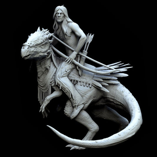 Native Dino Rider Miniature