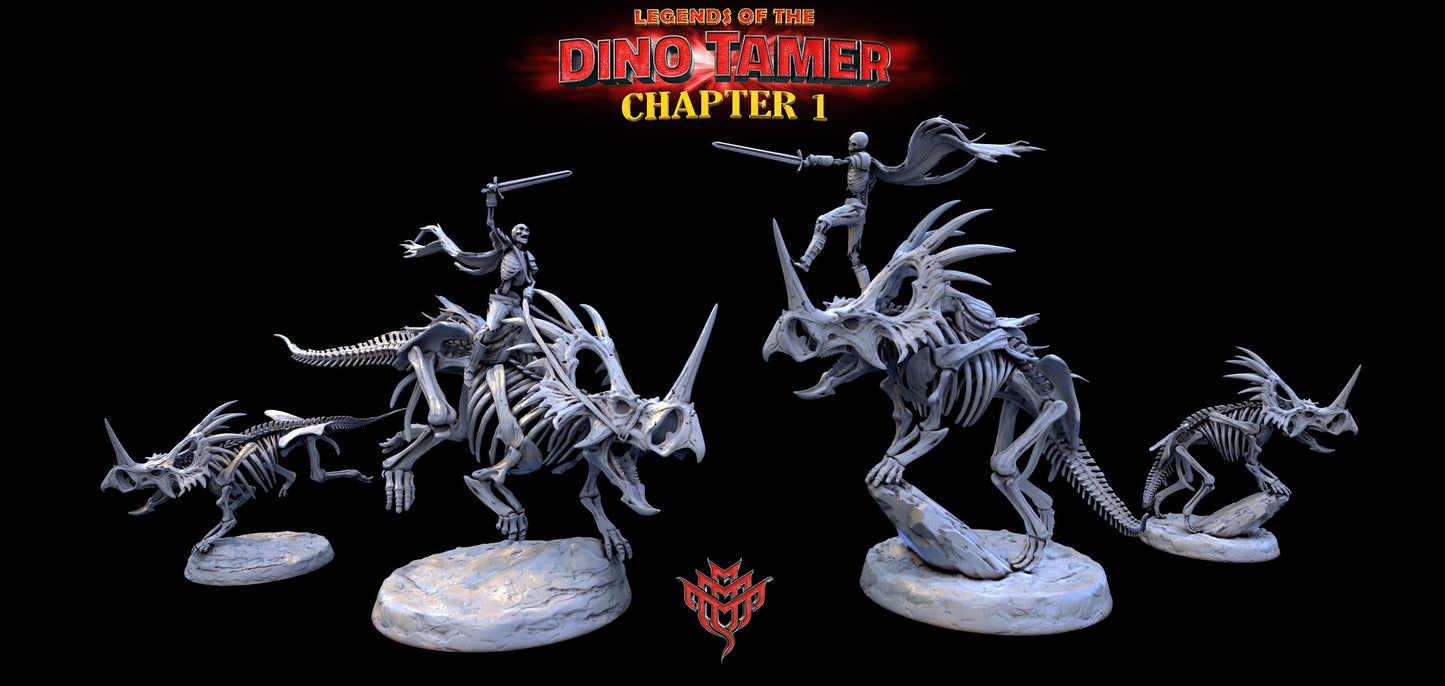 Skeletal Triceratops Miniature
