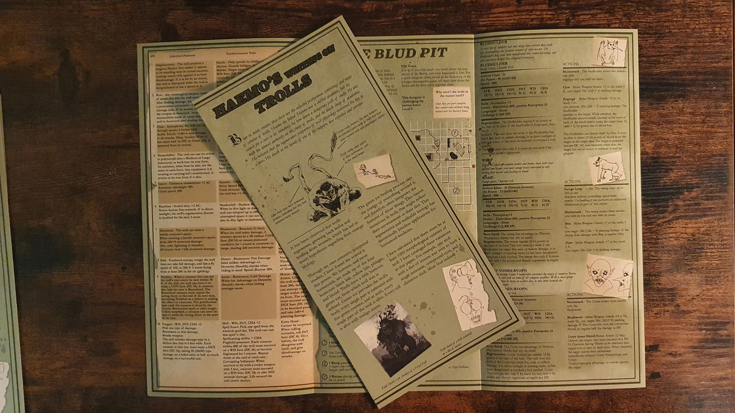 Haemo's Writing on Trolls: PDF Zine for 5e