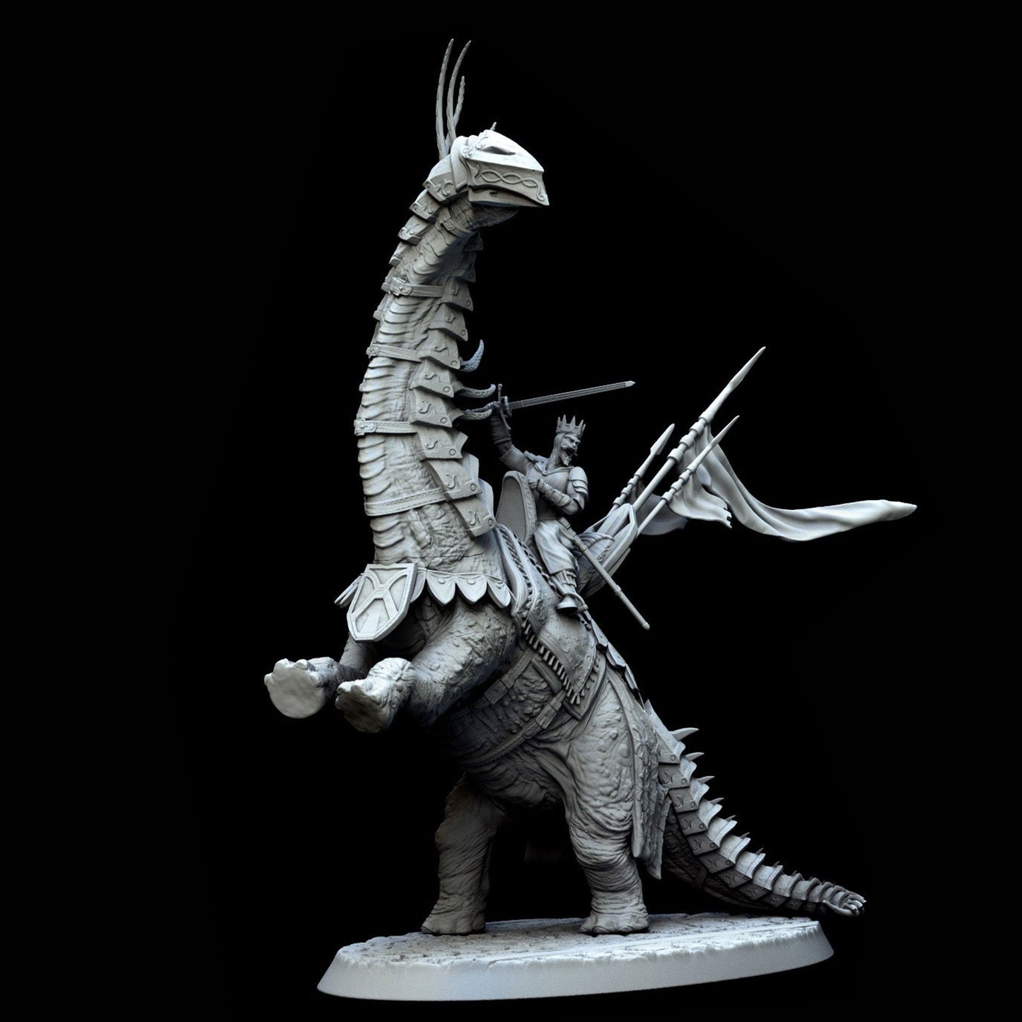 King's Dino Chariot Miniature