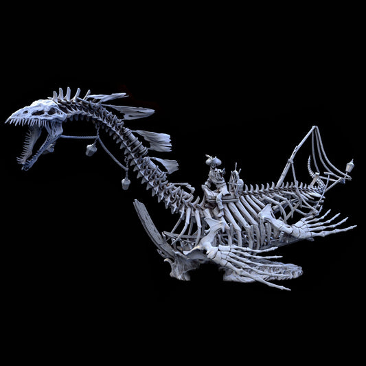 Pirate Undead Dino Miniature