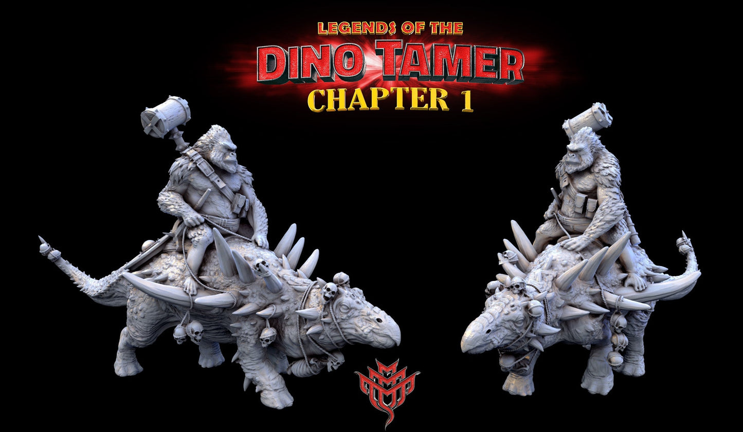 Gorilla Dino Rider Miniature
